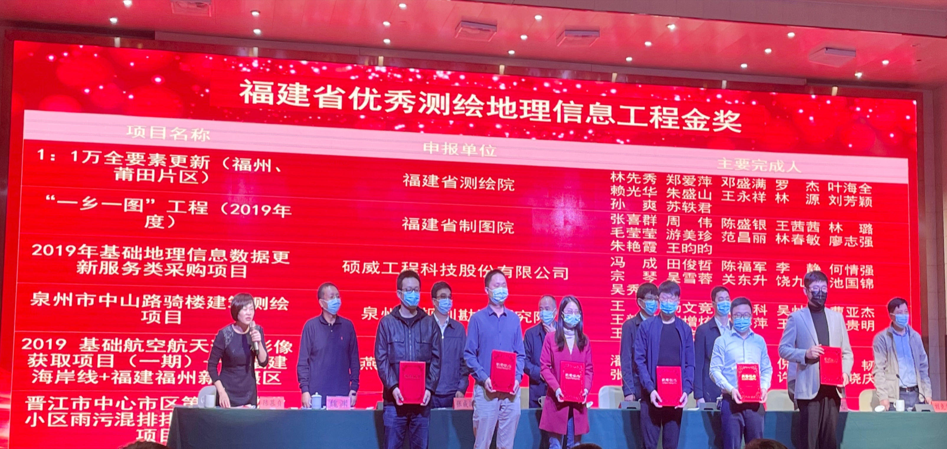 喜報！飛燕遙感榮獲2021福建省優(yōu)秀測繪地理信息工程獎金獎