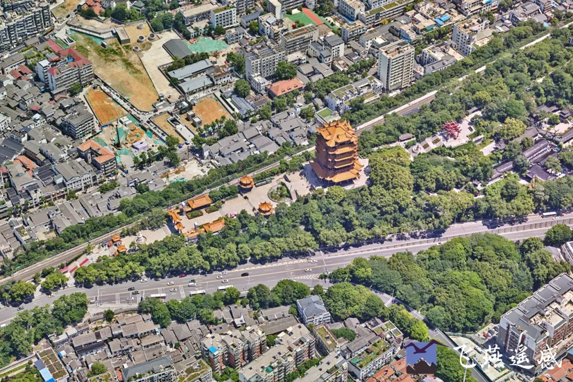 一樓一閣，均以數(shù)字化方式呈現(xiàn)——實景三維“復刻”大美武漢